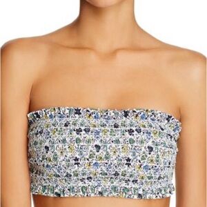 TORY BURCH
Women's Costa Printed Bandeau Bikini Top. Size Medium NWOT